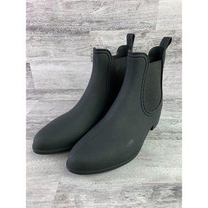 JC Play Womens rainboot, black, 8